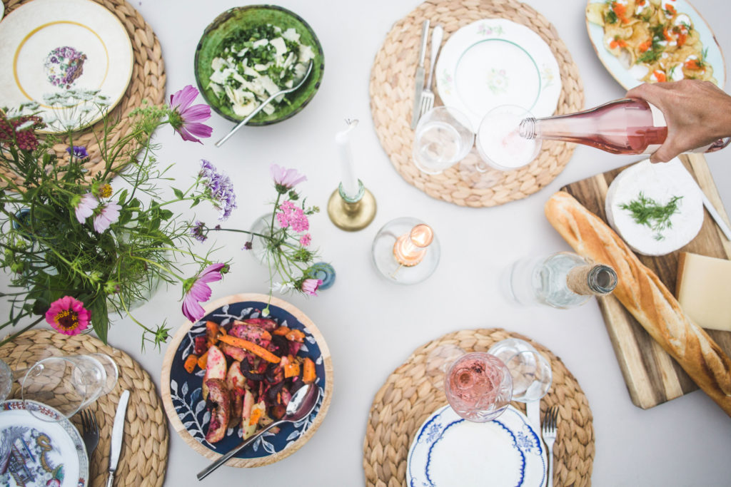 Spring Table of Food